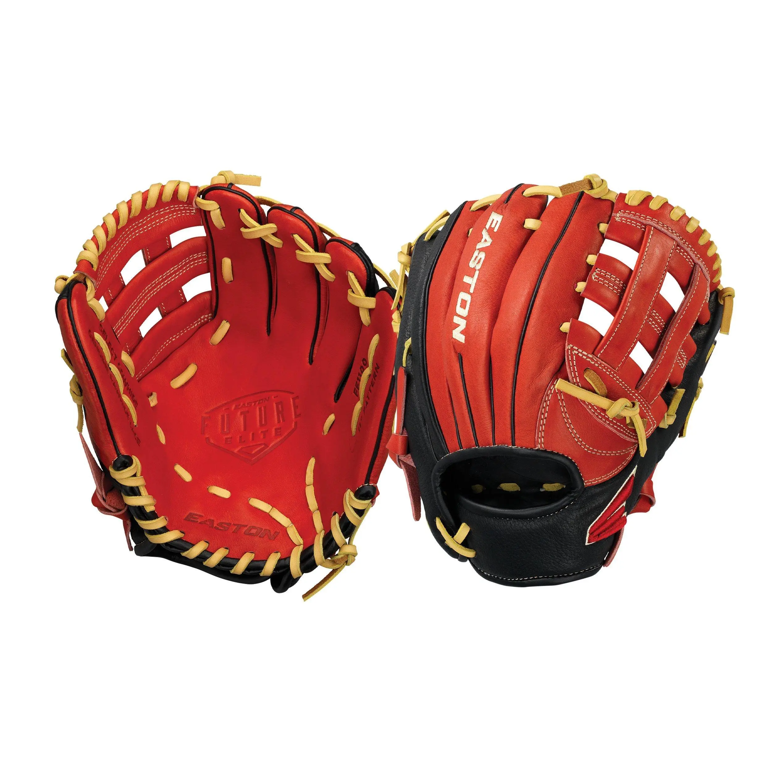 Easton Future Elite 11'' Red/Black/Gold H-Web FE1100 2 Easton Future Elite 11'' Red/Black/Gold H-Web FE1100 - Image 2