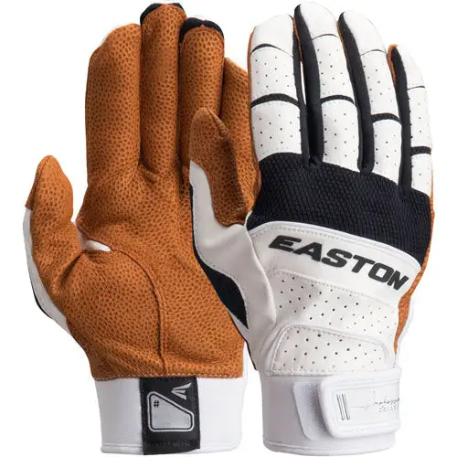 Easton Professional Collection Adult Batting Glove White/White XXL 2 Easton Professional Collection Adult Batting Glove White/White XXL - Image 2