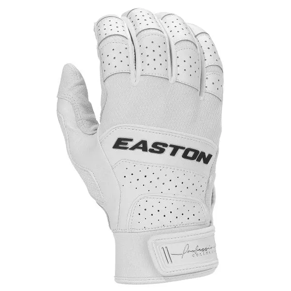 Easton Professional Collection Adult Batting Glove White/White XXL 3 Easton Professional Collection Adult Batting Glove White/White XXL - Image 3